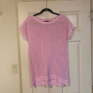 Forte Cashmere Pink Sweater sz S